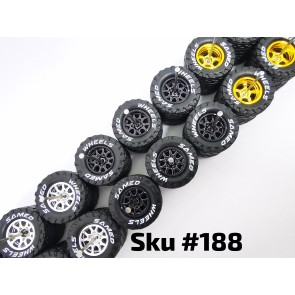 10 Set Jaguar Off Road Tire XL 16mm Size Mix Rim White Lettering 188