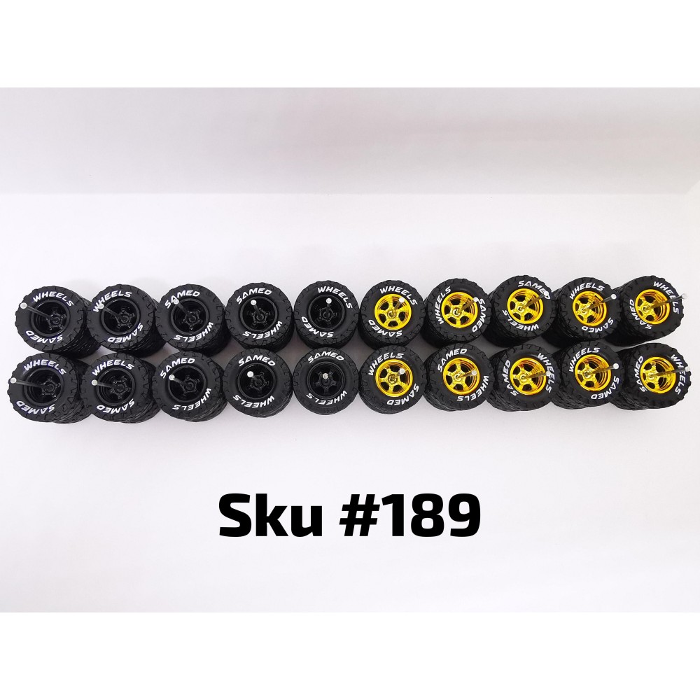 10 set Jaguar Off Road Tire XL 16mm Size 5 Bolt Rim White Lettering 189