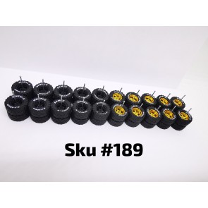 10 set Jaguar Off Road Tire XL 16mm Size 5 Bolt Rim White Lettering 189