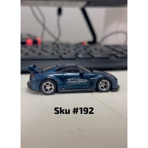 10 SET Samed Wheels American 10mm Chrome Rim Black Tire  192