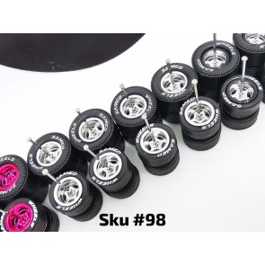 8 Set Dragster 5 Bolt Mix Rim 10mm 98