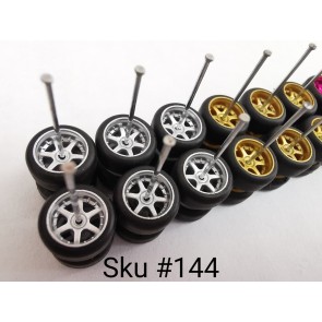 10 Set ECO Samed Wheels 6 Spoke Color/Rim MIX