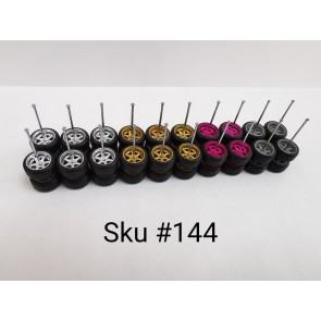 10 Set ECO Samed Wheels 6 Spoke Color/Rim MIX