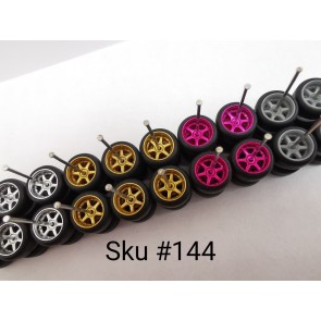 10 Set ECO Samed Wheels 6 Spoke Color/Rim MIX