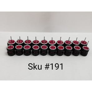 10 SET Samed Wheels 5 Bolt Pink Ring 10/12mm Rim 191