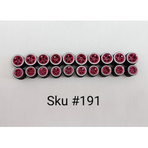 10 SET Samed Wheels 5 Bolt Pink Ring 10/12mm Rim 191