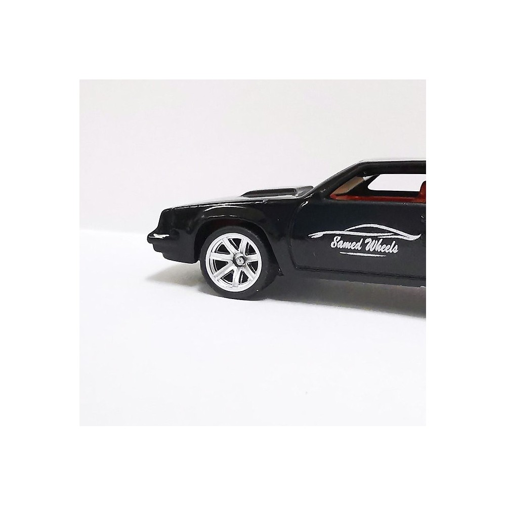 10 Ruote Samed Wheels 7 Raggi Mix Colori Per Modellismo Scala 1:64, Nere #135